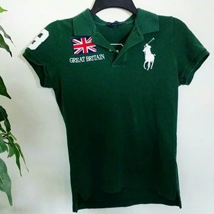 Ralph Lauren Great Britain skinny polo